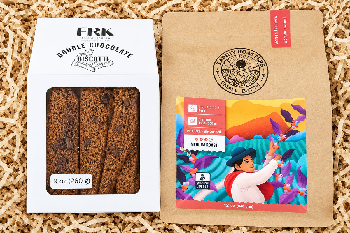 Kaphiy Roasters & ERK Biscotti Box Set