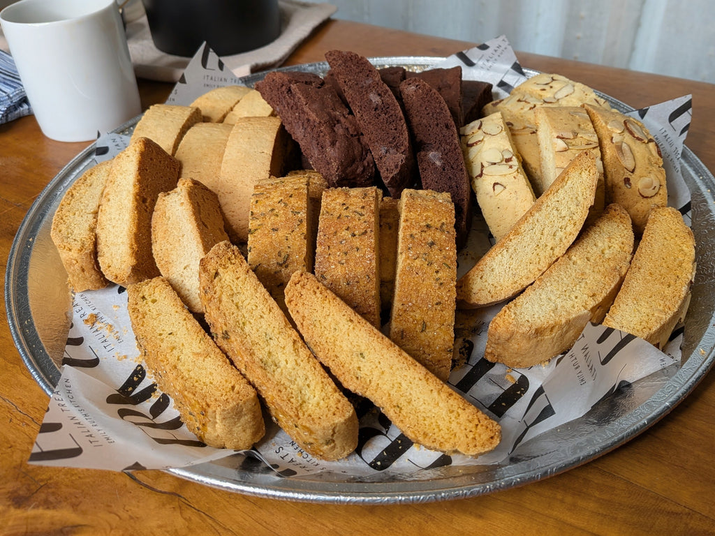 Assorted Biscotti Tray, 36 Cookies, Local Delivery Only