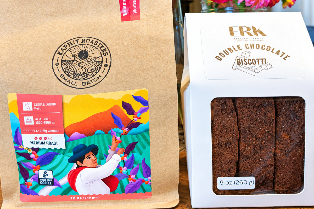 Kaphiy Roasters & ERK Biscotti Box Set